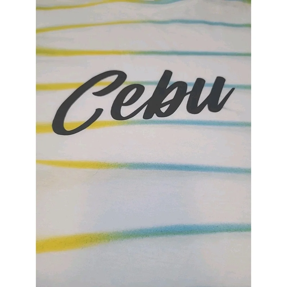 NWT Islands Tank Top Cebu Philippines Size Large Lightweight‎ Beach Ocean